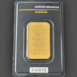 31.1 гр. Златно Кюлче Argor-Heraeus Холограмна Защита - Швейцария