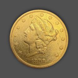 33.43гр. Златна Монета 20 Американски Долара Liberty Head 1849-1907