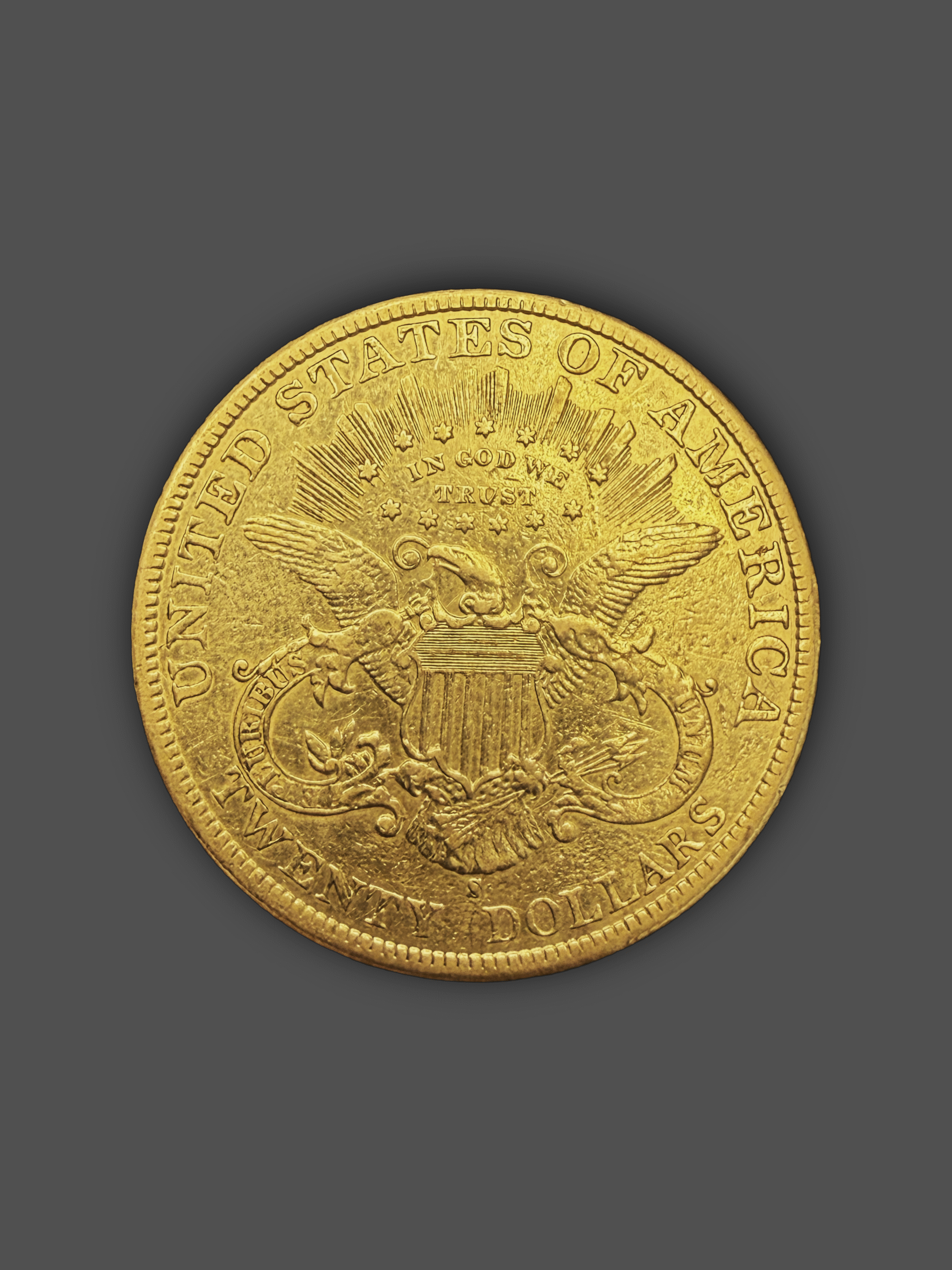 33.43гр. Златна Монета 20 Американски Долара Liberty Head 1849-1907 - Image 2