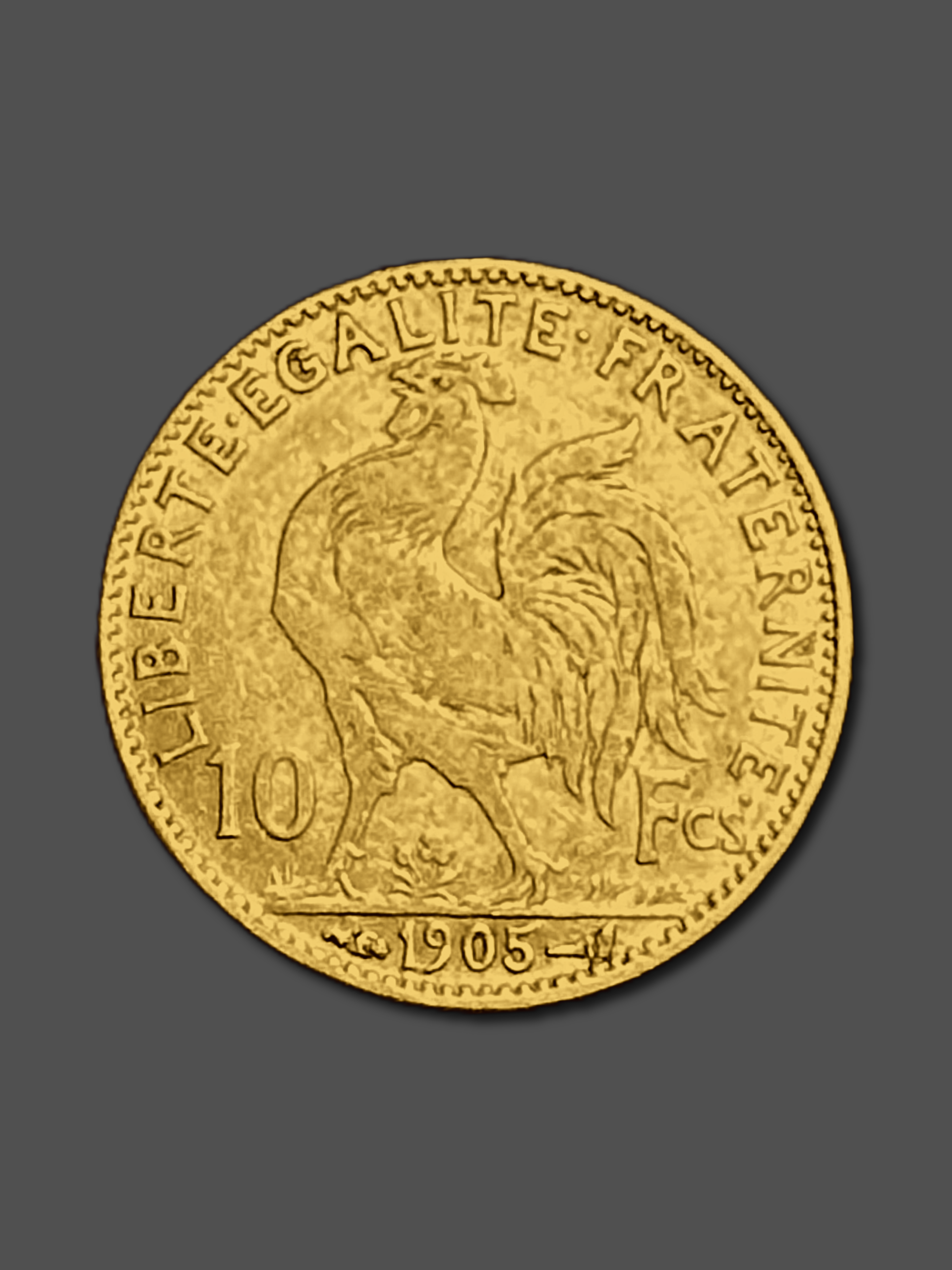 3.22 гр. Златна Монета 10 Френски Франка Мариана 1899-1914г. - Image 2